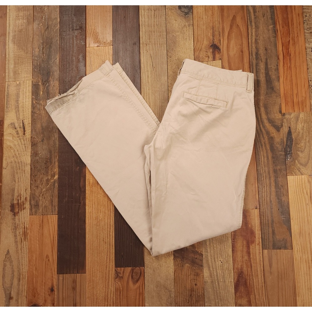 Old‎ Navy Womens Perfect Boot-Cut Khaki Pants Beige Tan Size 4 Regular 595183-05